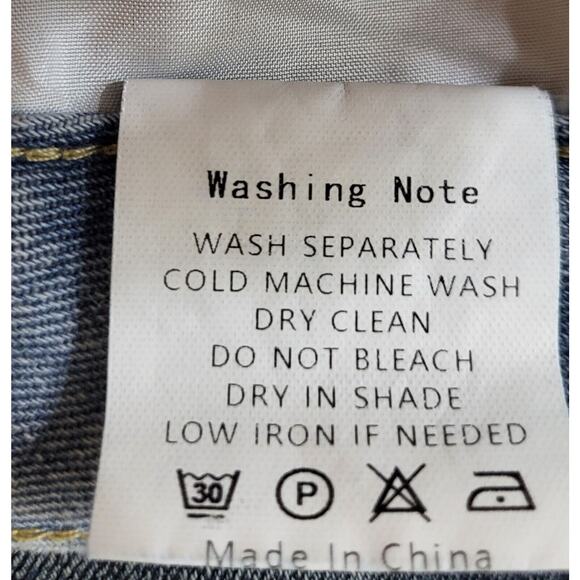 Nv Felix Jeans Light Blue Denim Women Size XL NWT High Rise W32 L31 - Picture 9 of 12